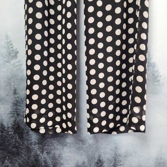 NWT Michael Michael Kors Pleated Polka-Dot Pants | Women's 8 - Picture 3 of 12